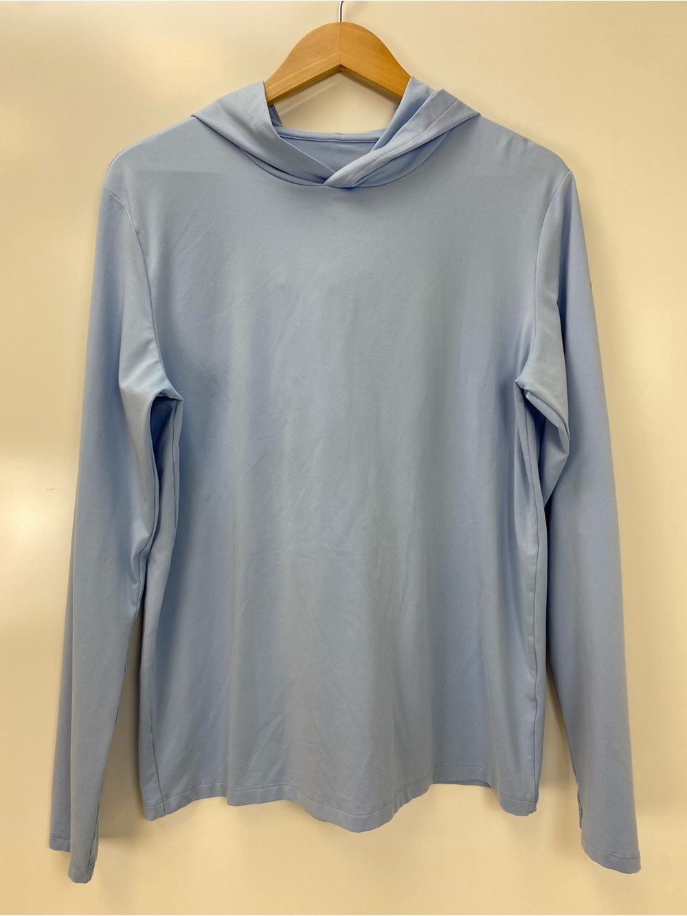 ALO Yoga Men’s Light Blue Hooded Top